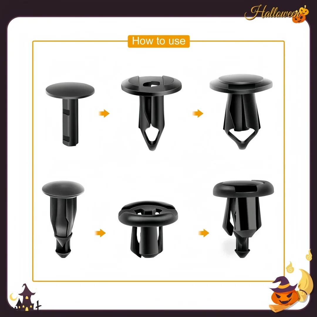 200Pcs Car Fender C… - image
