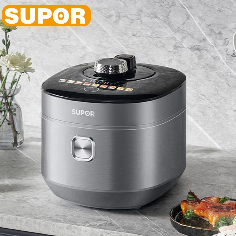 SUPOR 112kPa Electric Pressure Cooker IH Rice Cooker Multi-function Double Liner Smart Electric Cooker 220V Kitchen Appliances