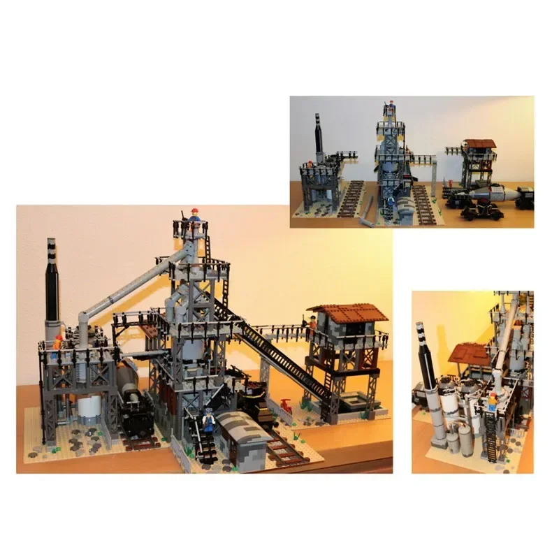 New MOC-109090 City Production Chemical Plant Assembly Building Block Model2224Parts Children's Birthday Building Block Toy Gift