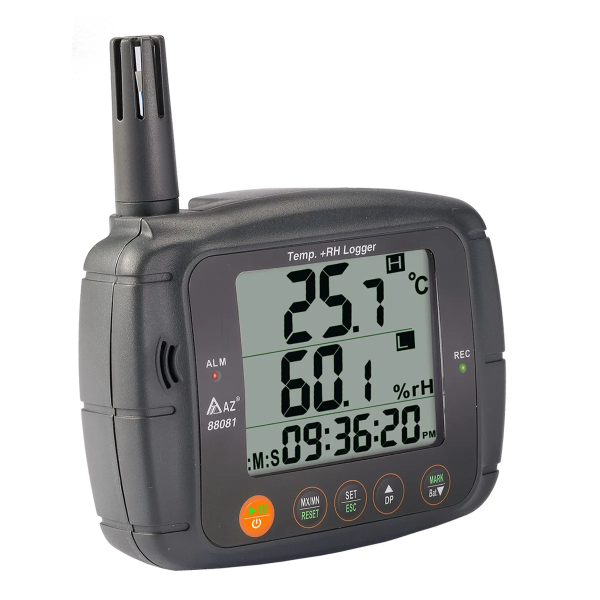 OEM ODM TTLTES Wall-Mounted Digital Thermo-Hygrometer Plastic LCD Display Temperature Humidity Data Logger Monitor Recorder