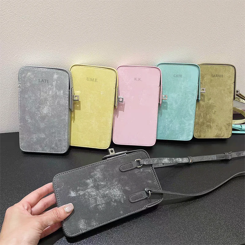 Luxury Design Woman Cross body Bag Woman Fashion Portable Phone Purse Lady Brand Custom Name Shoulder Female Personalized Bags