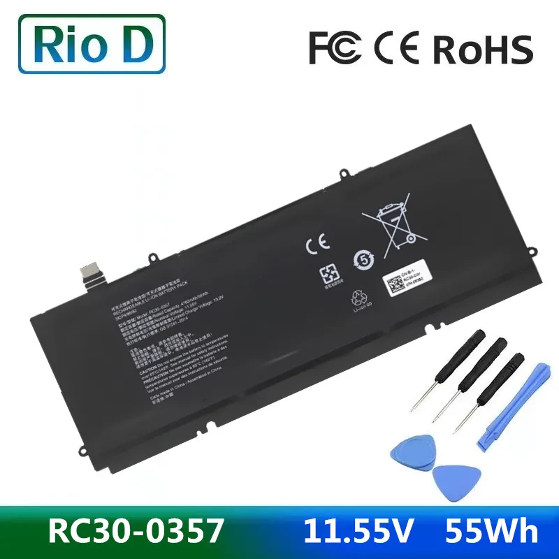 RC30-0357 Laptop Battery For Razer Book 13 UHD Touch 2020 Book 13 Core I7 Notebook Rechargeable Battery Packs 4762mAh