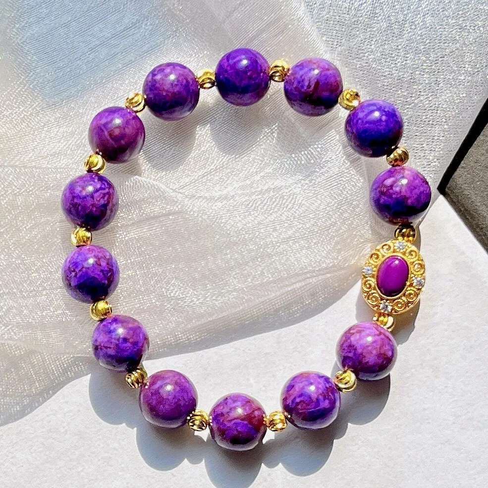 

10Mm Shujulai color quartzite bracelet bracelet.