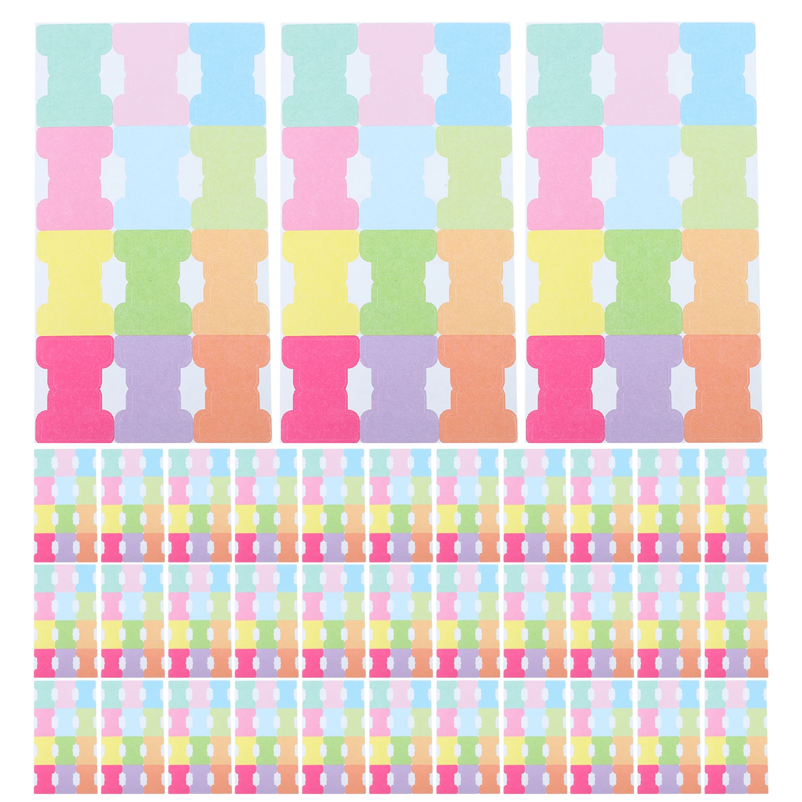 

480Pcs Decorative Notebook Stickers Index Tabs Self Adhesive Planner Tabs for Organizing Journals Diaries Office Documents Month