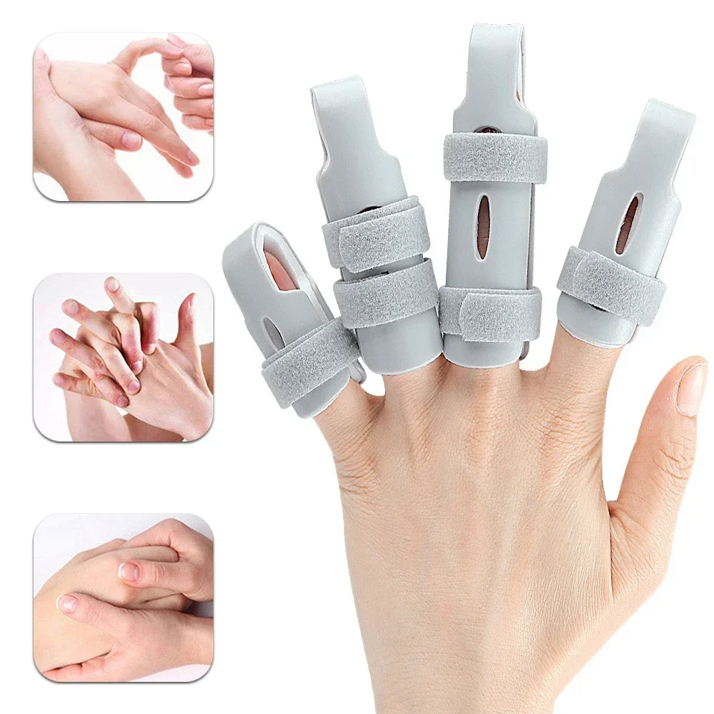 Pain Relief Trigger Finger Fixing Splint Straighten Brace Adjustable Sprain Dislocation Fracture Finger Splint Corrector Support