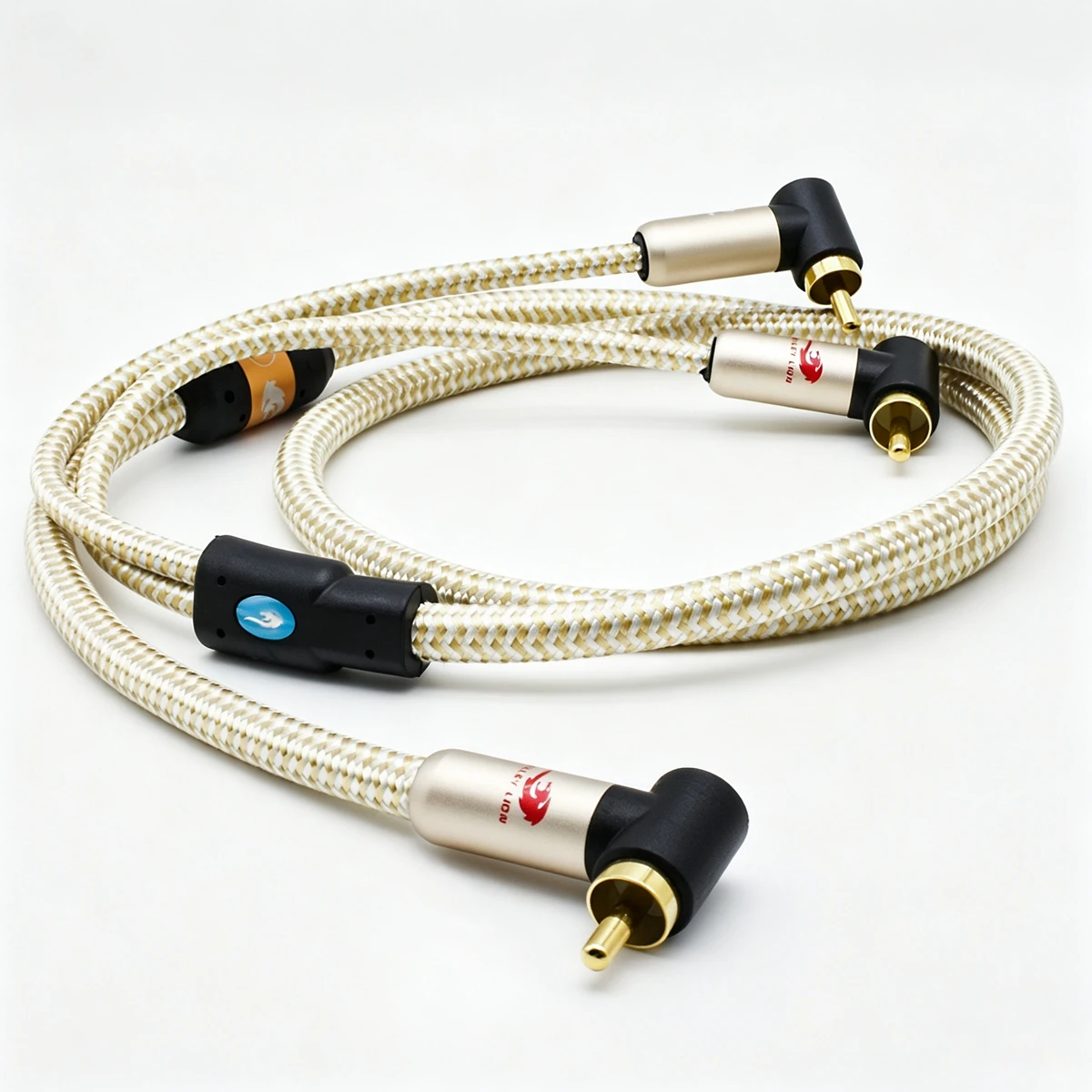 SPC RCA Subwoofer Cable, 1 RCA Male to 2 RCA Male Mono LFE Splitter for Active Sub Bass Amplifier Home Stereo Systems