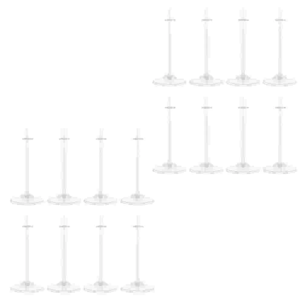 

16 Pcs Stand Toy Stands for Display Show Number Support Plastic Baby Racks Holders