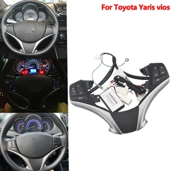 New Bluetooth Audio Steering Wheel Switch Fit For Toyota Yaris Vios 2013-2016 84250-0D120 84250-0D120-E0 Car Accessories