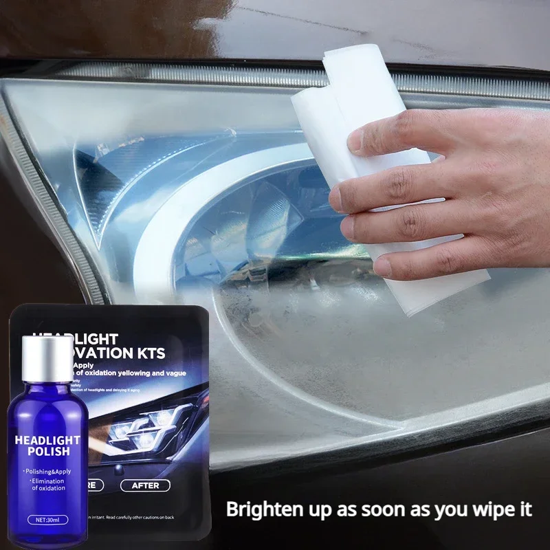 Car Headlight Restoration Polishing Kits Headlamp Repair Kits Car Light Polisher Cleaning Paste Car Paint Care Refurbish Agent