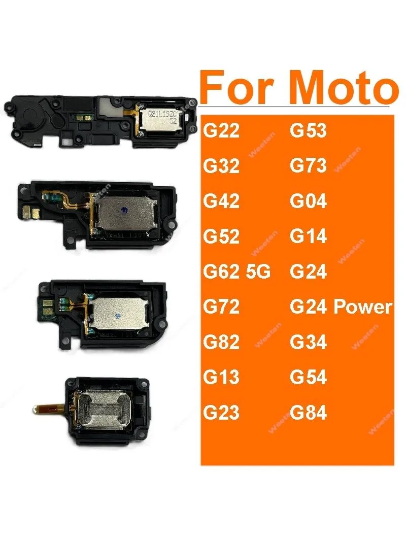 Do Motorola MOTO G04 G22 G62 5G G72 G13 G23 G53 G73 G14 G24 Power G34 G54 G32 G42 G52 G53 G82 Głośnik Głośnik Brzęczyk Głośne części — zdjęcie 2