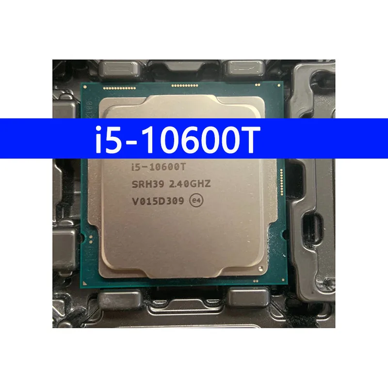 i5-10600T CPU Processor 14nm 6 Cores 12 Threads 2.4GHz 12MB 25W New 10thGeneration Processor Socket LGA1200 for Z490 motherboard