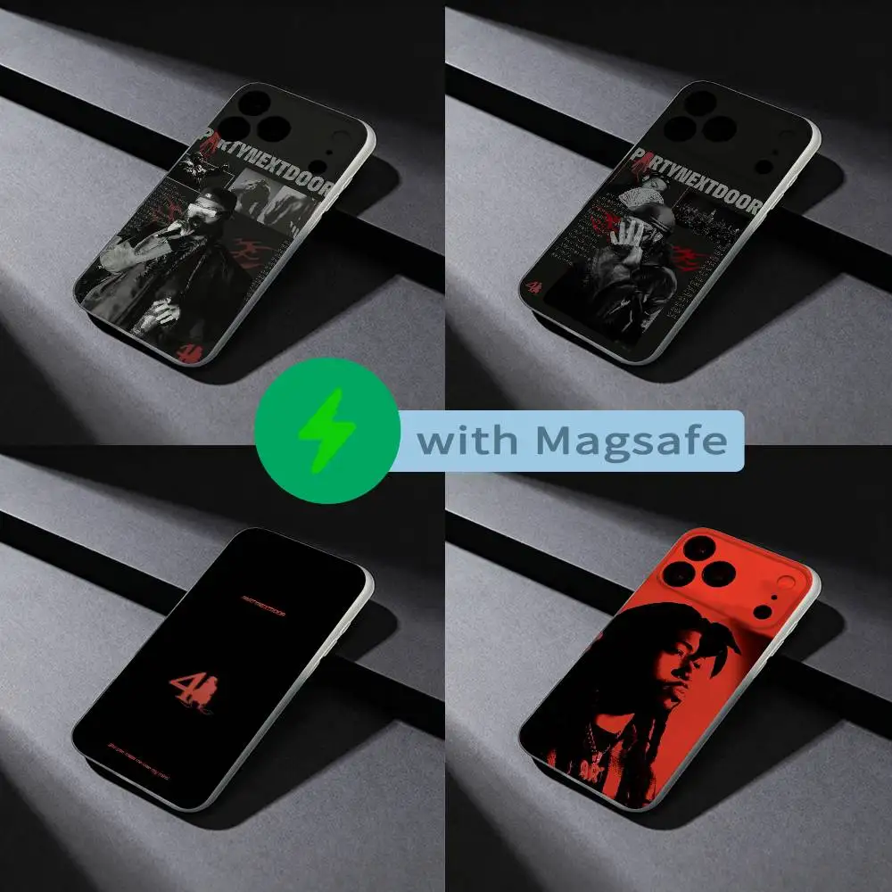 

P-PartyNextDoor 4 SSS4U Phone Case For iPhone 17,16,15,14,13,12,X,XS,Pro,Max,Plus,E,Air,Mini with Magsafe Magnetic Slim Frosted