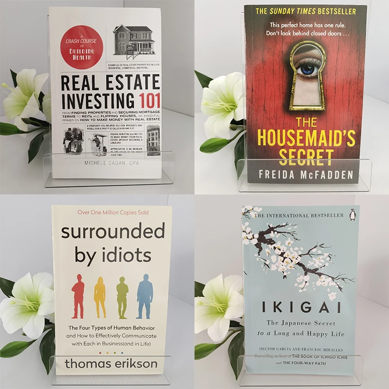 Ikigai&Surrounded By Idiots&THE HOUSEMAID’S SECRET&Real Estate Investing 101 English Books Hot Selling Books Livros Libros