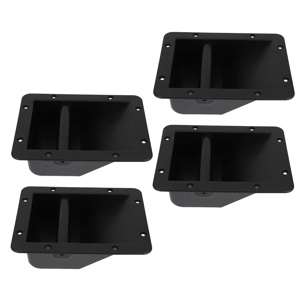 

4pcs Plastic Speaker Handle For Subwoofer Amplifier Durable Replacement Handle Smooth Edge No Pre-Drilled Holes Outdoor Fence