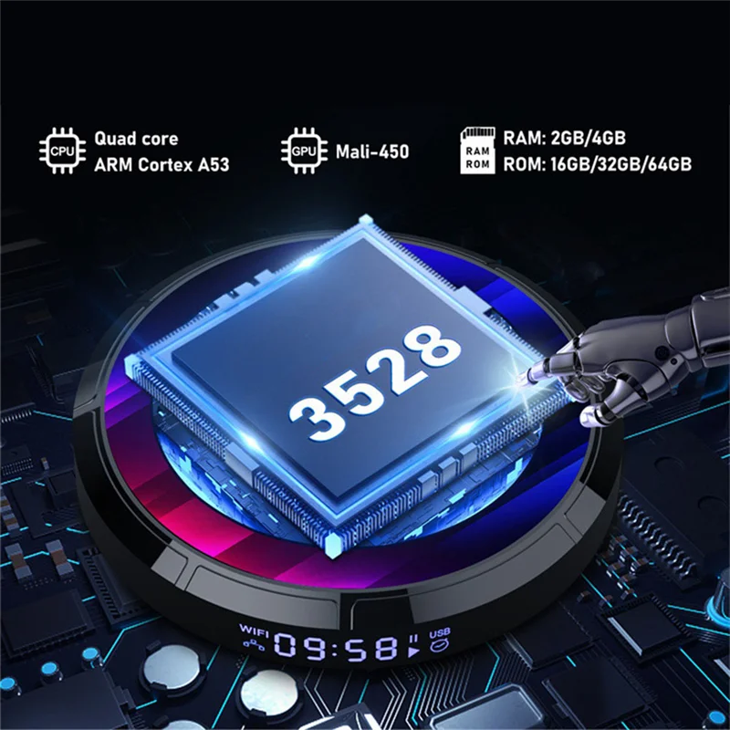 -MEOF Android 13 8K 2GB 16GB 2.4G 5G Wifi Smart TV Box أجزاء التحكم عن بعد الصندوق العلوي مشغل الوسائط صندوق التلفزيون الاتحاد الأوروبي التوصيل