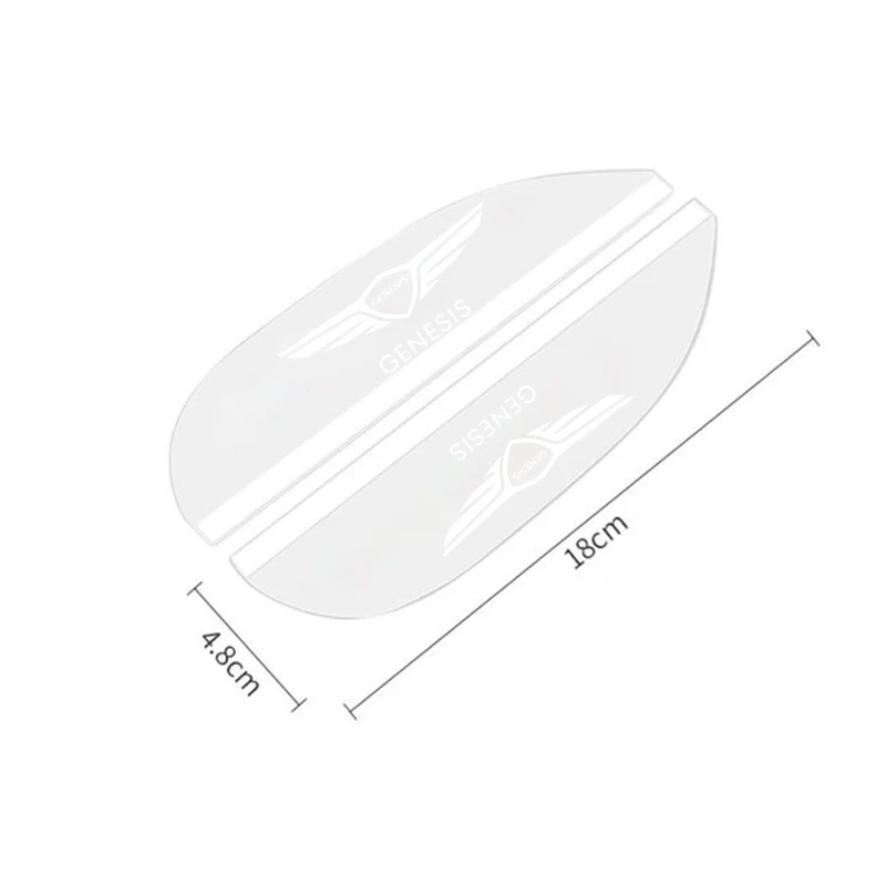 2PCS Car Rearview Mirror Rain Eyebrow Rain Shield Universal Rearview For GENESIS gv60 Suv Coupe gv80 gv70 g70 GV60 GV70 GV80 EV