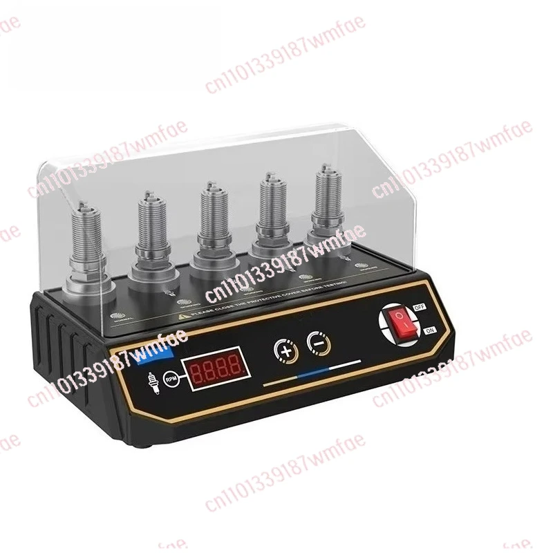 Automotive Spark Plug Tester 110V Automotive Diagnostic Tool Five Hole Motorcycle Spark Plug Detector