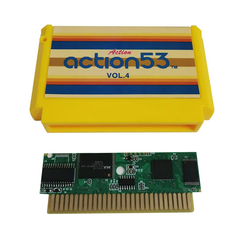 Akcja 53 tom 4 (hack) rodzina komputera FC Famicom gry NES kaseta 60 Pin Retro konsola