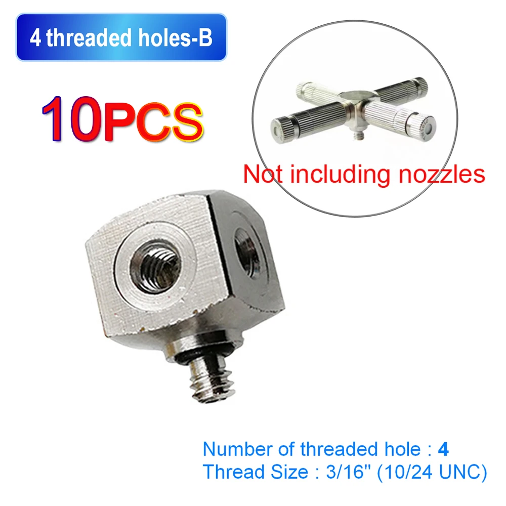 10 قطعة 3/16 "الدفع السريع في موصل OD 9.52 مللي متر اقتران الأنابيب ارتفاع ضغط التغشية الري المشهد نظام التبريد تركيبات #4