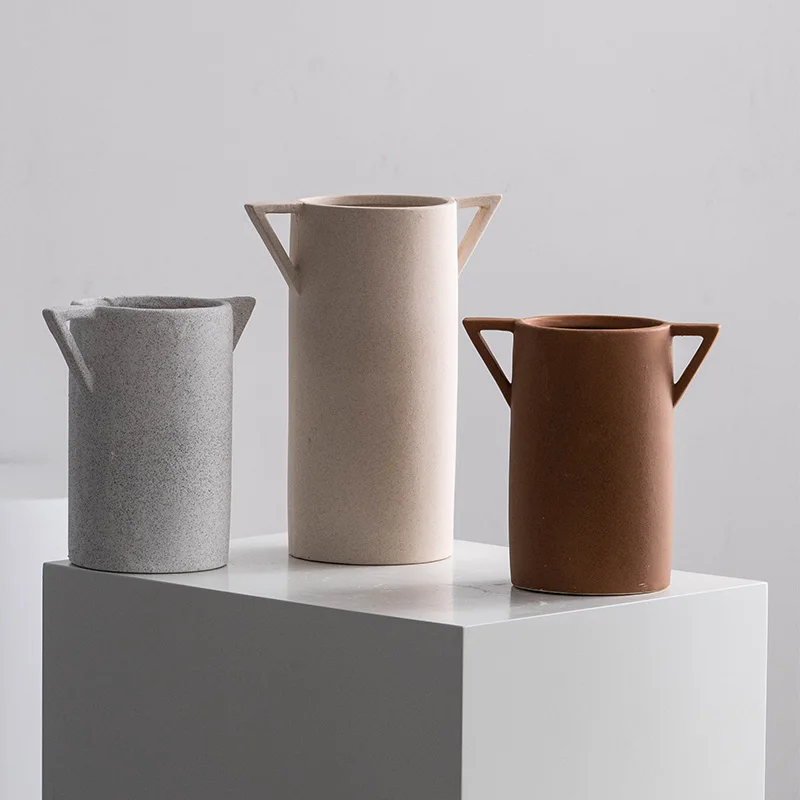 

Ceramic vase - Nordic minimalist creative decorative dried flower water-grown fresh flower flower arrangement decorative item