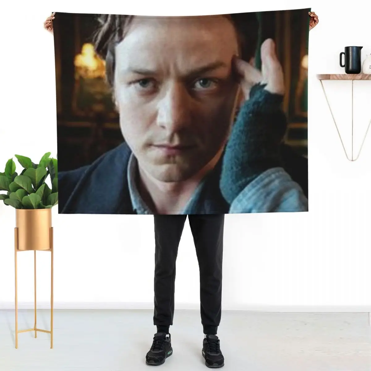 

James McAvoy Throw Blanket Warm Throw Blanket Gift for Anniversary