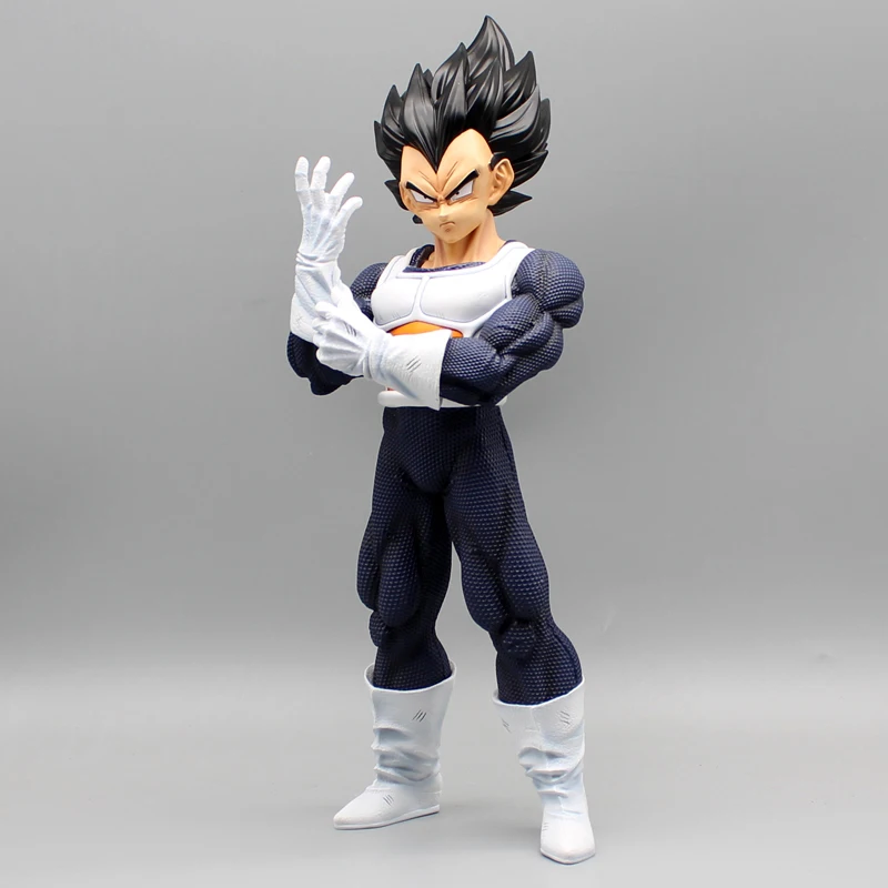 33cm Dragon Ball Figures GK Vegeta Action Figures Black Cosmic Suit Figurine Resin Collection Statue Model Toys Decoration Gifts