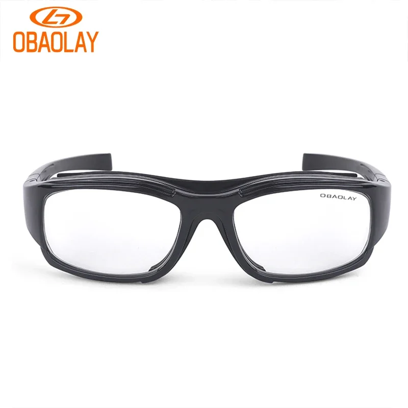 OBAOLAY TR90 Frame Basketball Glasses Anti Impact Sports Eyewear Soccer Glasses for sport Customized prescription