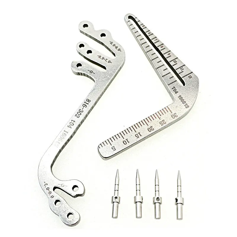 

Dental Implant Guider Oral Planting Locator Positioning Guide Drilling Positioning Ruler Angle Ruler Implant Tools Dentist