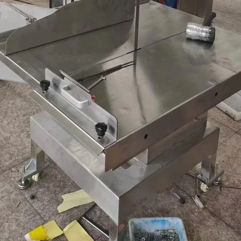 Commercial meat bone saw machine, professional cutting frozen meat electric butcher knife bone saw machine, chicken meat cutter