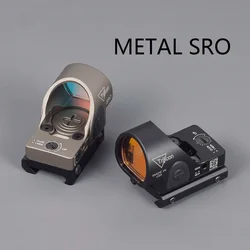 Adjustable Trijicon SRO Red Dot Sight Scope RMR Red Dot Tactical Optics Riflescope Fit 20mm Rail Rifle Sight for Glock Hunting