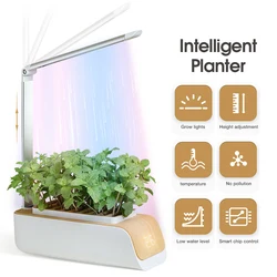 Automatyczny system uprawy hydroponiki Home Garden Indoor Herb Flower zestaw warzyw z oświetleniem LED do uprawy inteligentna bezglebowa sadzarka do uprawy