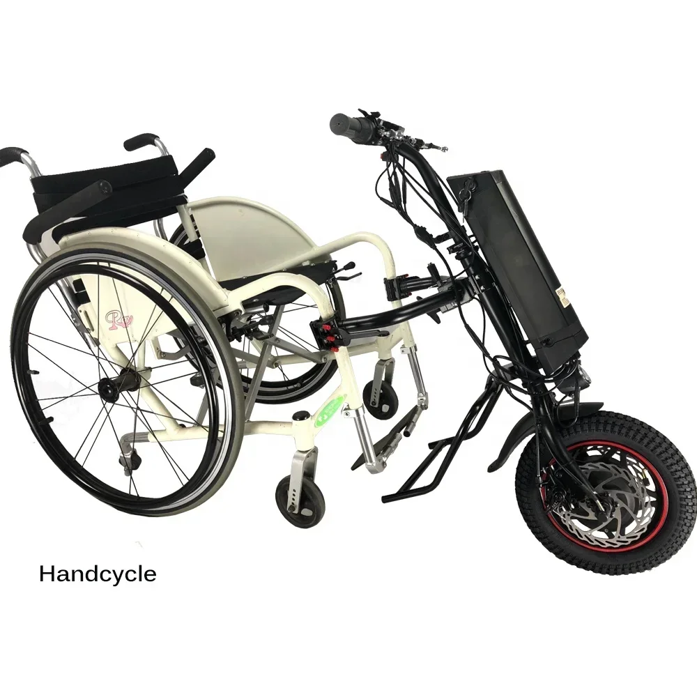 دورة يدوية للكرسي المتحرك الكهربائي 36 فولت 250 وات للمعاق #2