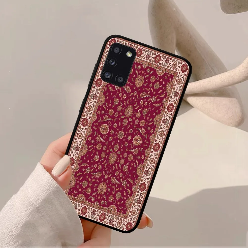 Persian Carpet Phone Case For Samsung A 13 21 30 31 32 51 52 53 70 for Huawei Honor 50 60 70 for OPPO vivo