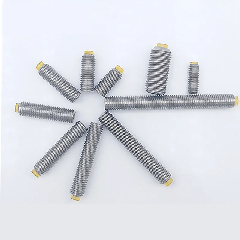 

M4 M5 M6 M8 M10 SUS304 Stainless Steel Hex Socket Polyurethane Dog Convex Point Tip Grub Headless Screw/Headless Bolt