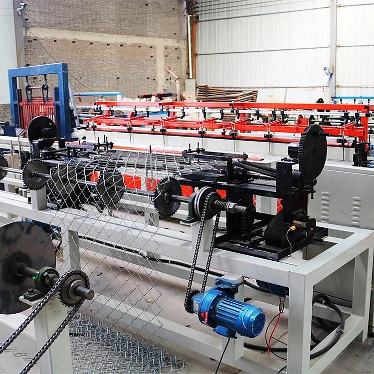 Fully-automatic Single Wire Chain Link Fence Machine High-accuracy