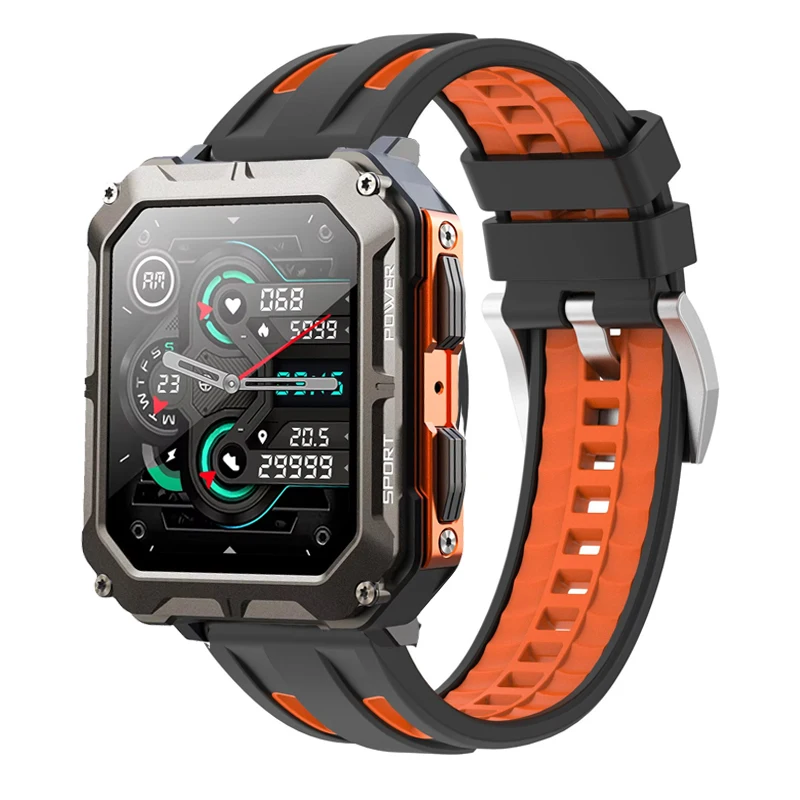 Cinturino da 22 mm per accessori Smartwatch C20 Pro cinturino di ricambio cinturino per cinturino sportivo in silicone C20 Pro