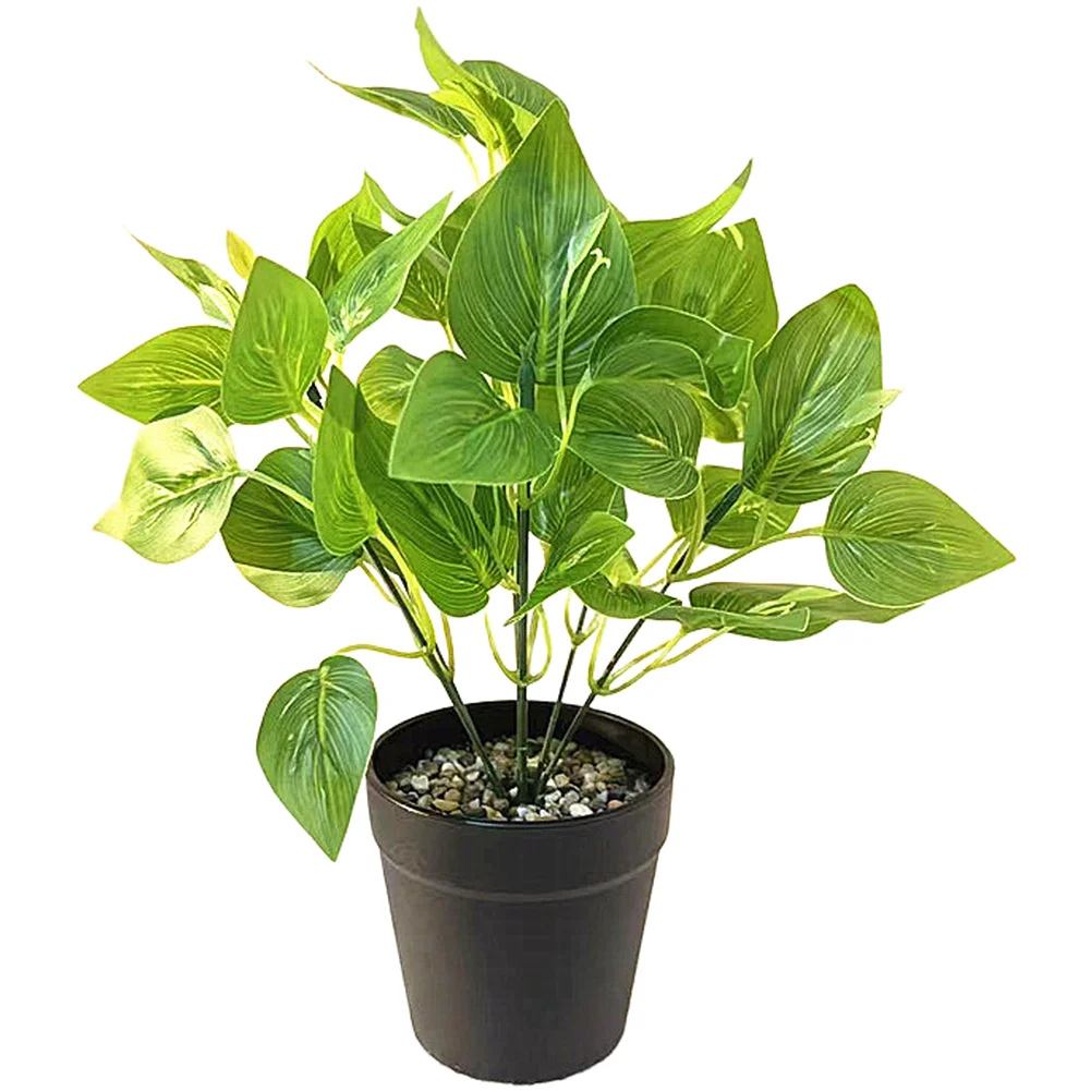 

7 Prong Bonsai For Office Artificial Plant Fake Plant Green,Red,White,Red Purple Artificial Bonsai Natural Look