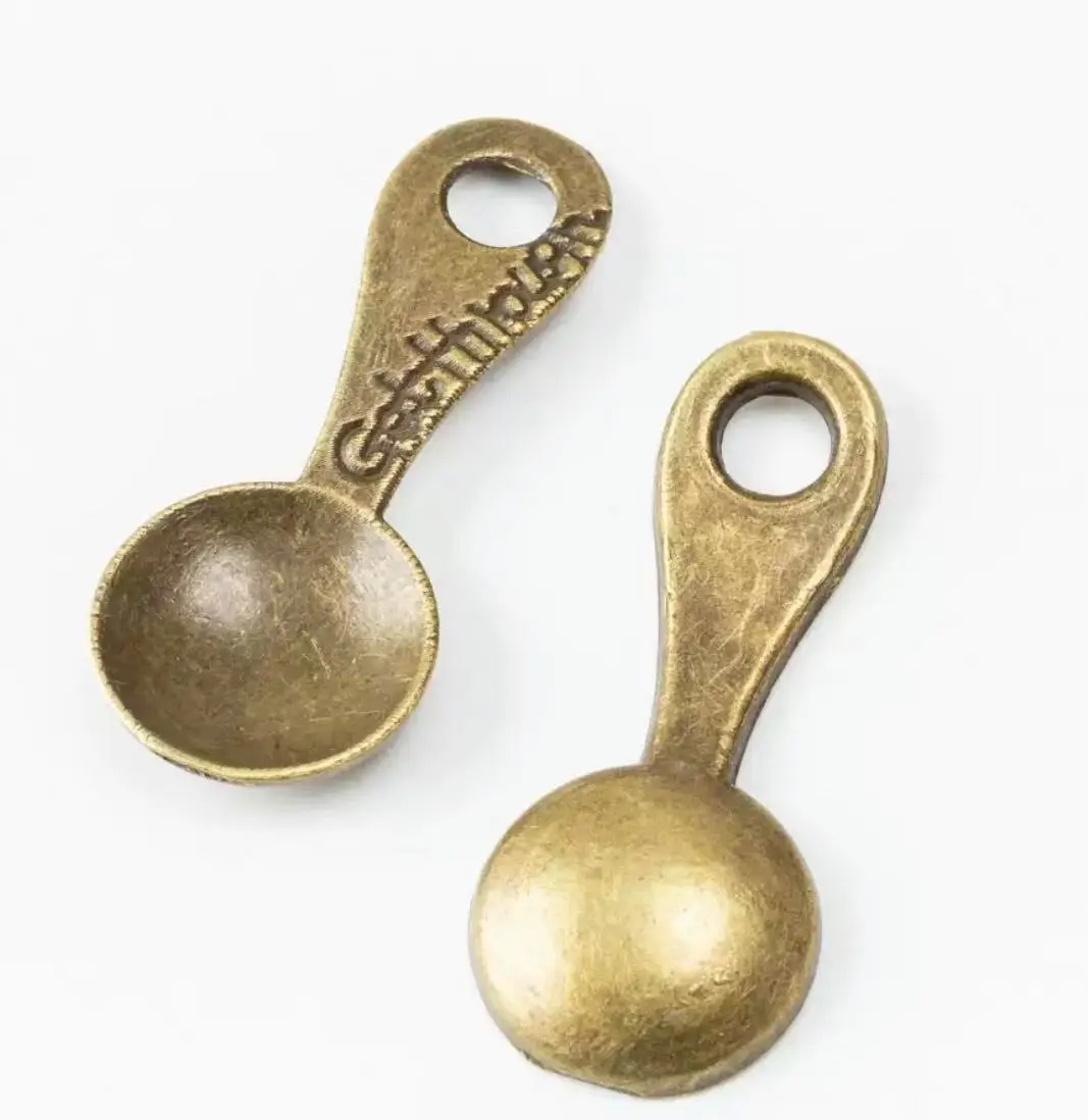 

15pcs 30*12mm Zinc alloy metal spoon design pendants for handmade HWL2661