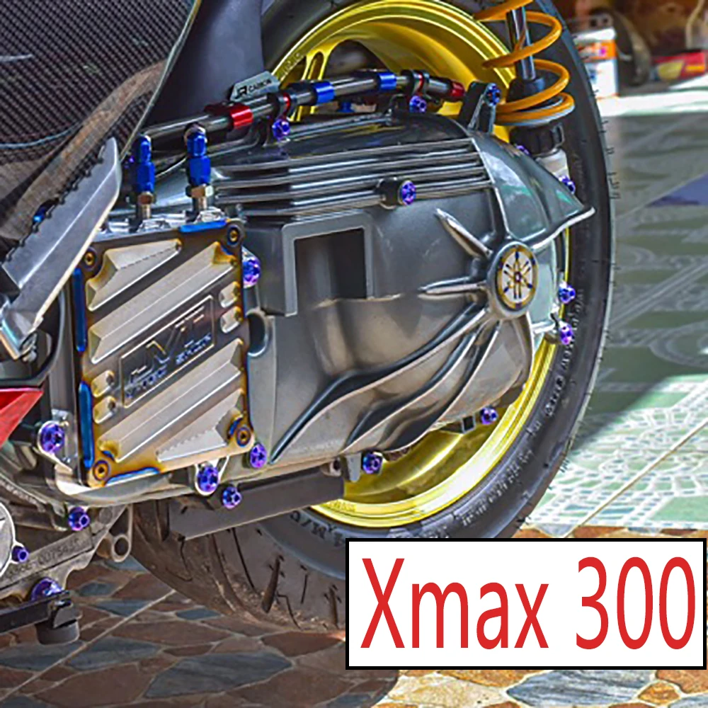 

Титановый болт FLAWLESSTI Gr5, болт крышки картера для Yamaha Xmax 300