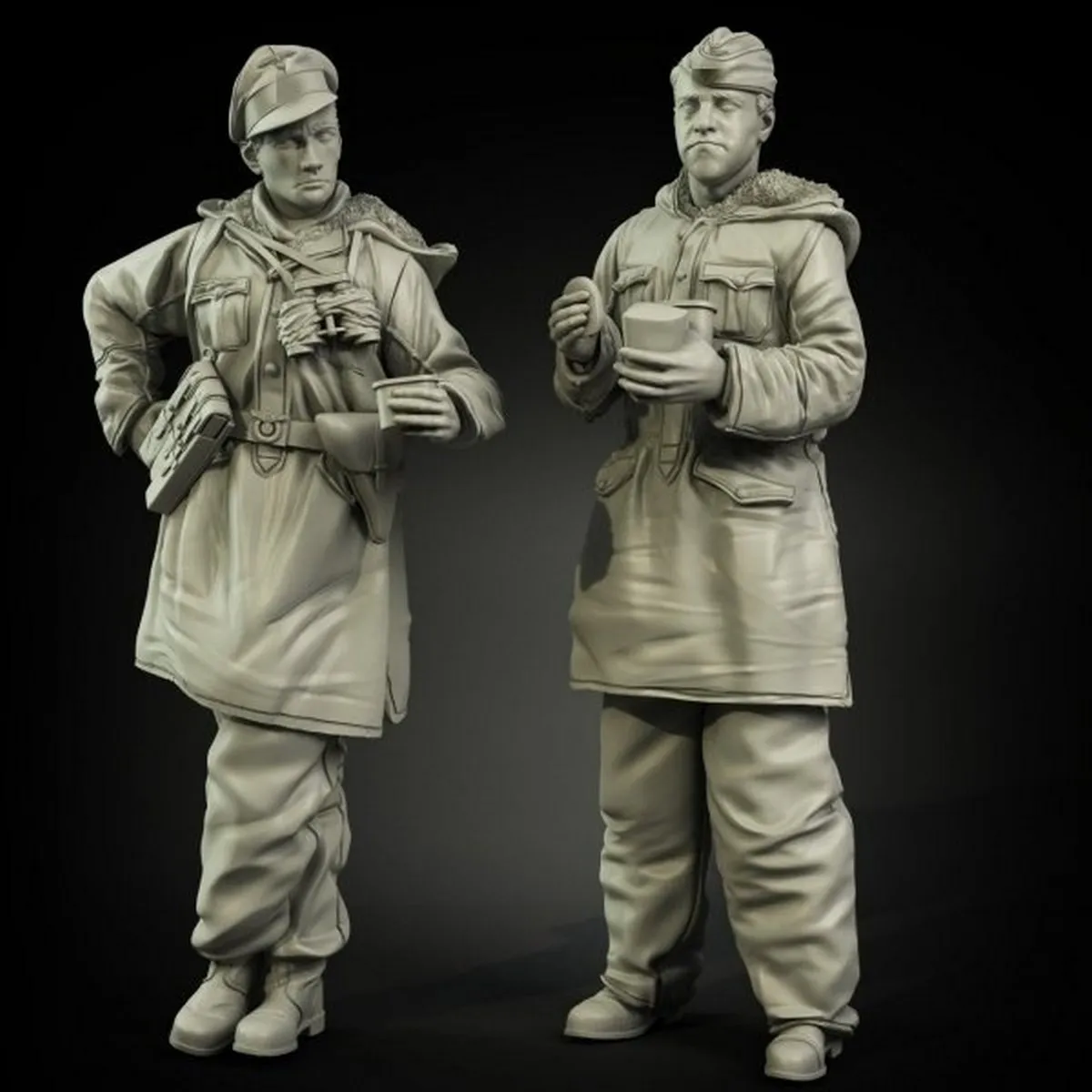 

Комплект неокрашенной модели из смолы 1/35, военная тема, немецкие солдаты времен Второй мировой войны в разобранном и неокрашенном виде GK, 1384R