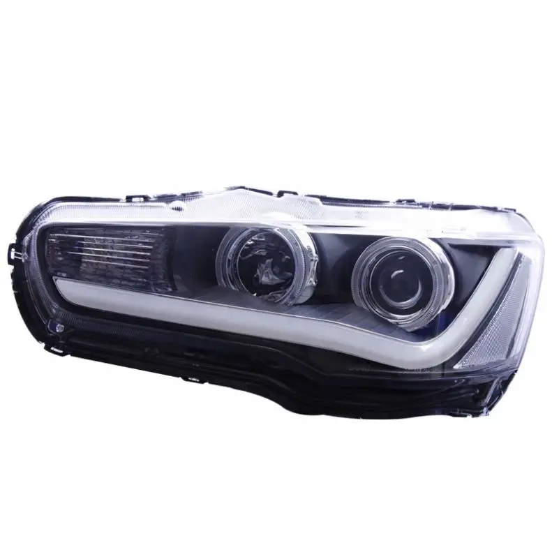 

Plug And Play LED DRL Headlights Headlamp Headlight Assembly For Lancer EVO/X 2009-2016 Head Light Head Lamp