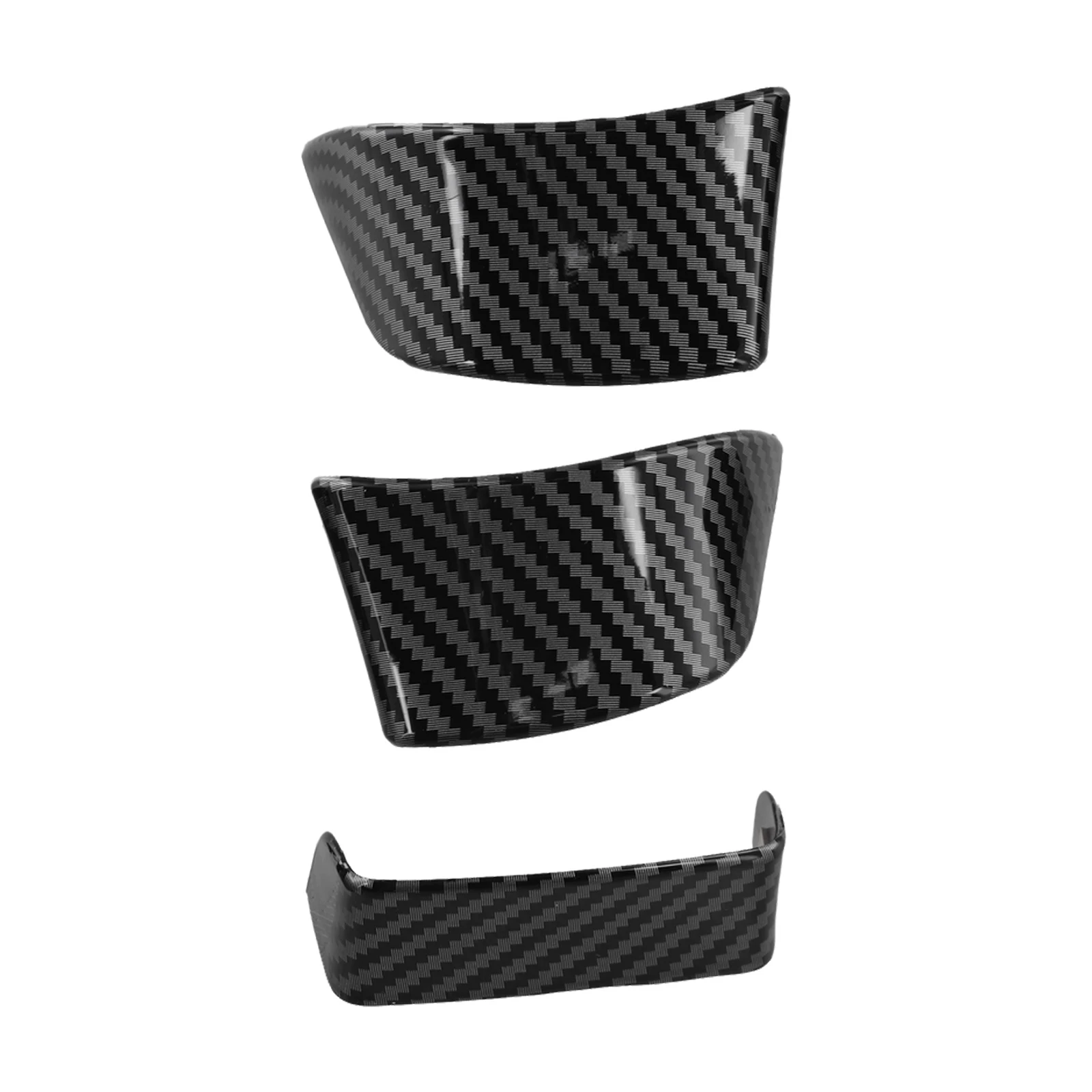 

Carbon Fiber Steering Cover Carbon Fiber Carbon Fiber Steering Wheel Cover Quality ABS Material 3 Pieces Included
