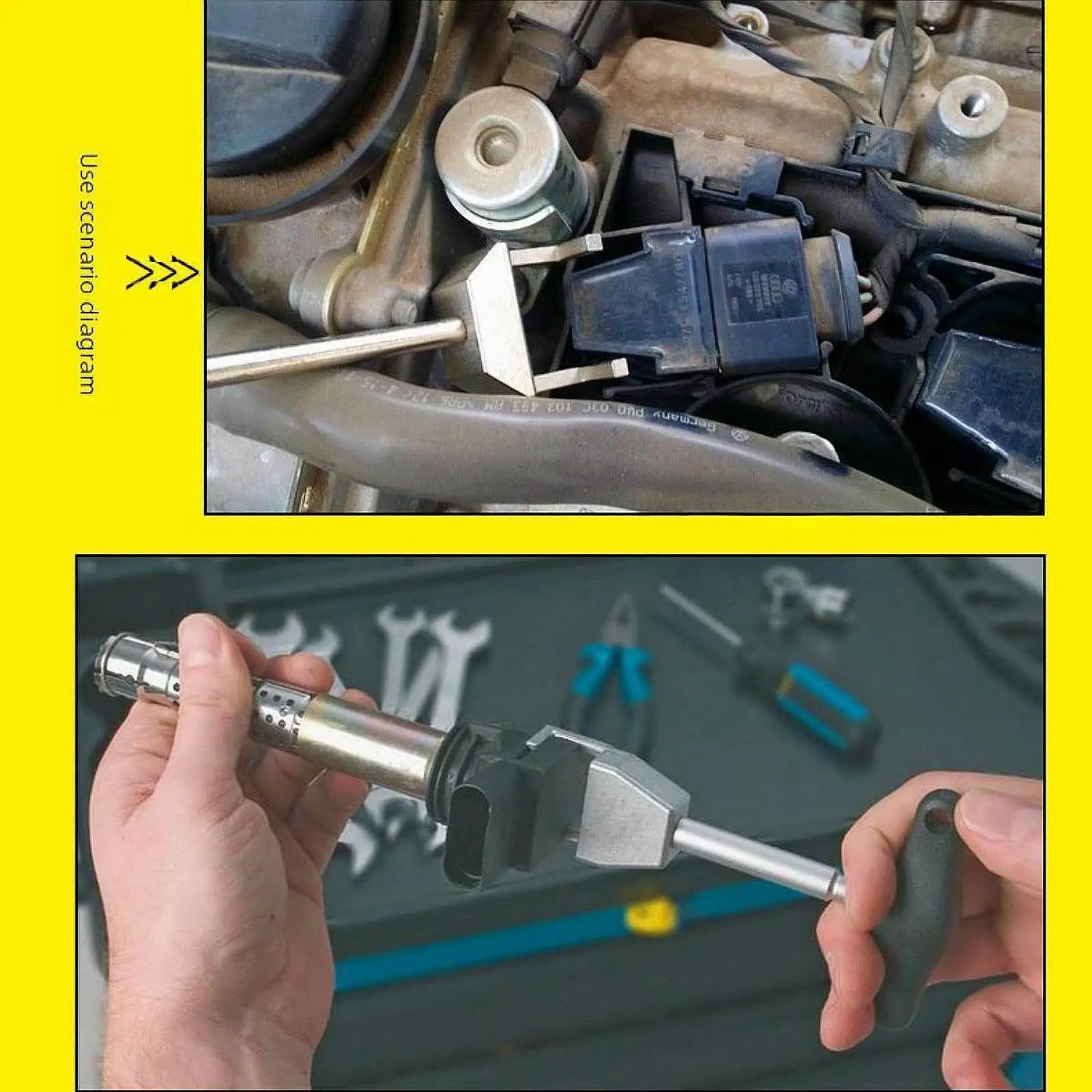 

4 Pieces Ignition Coil Removal Tools Spark Plug Puller T10094A Easy to Use Auto Repair Tools Easy to Use Ignition Coil Puller