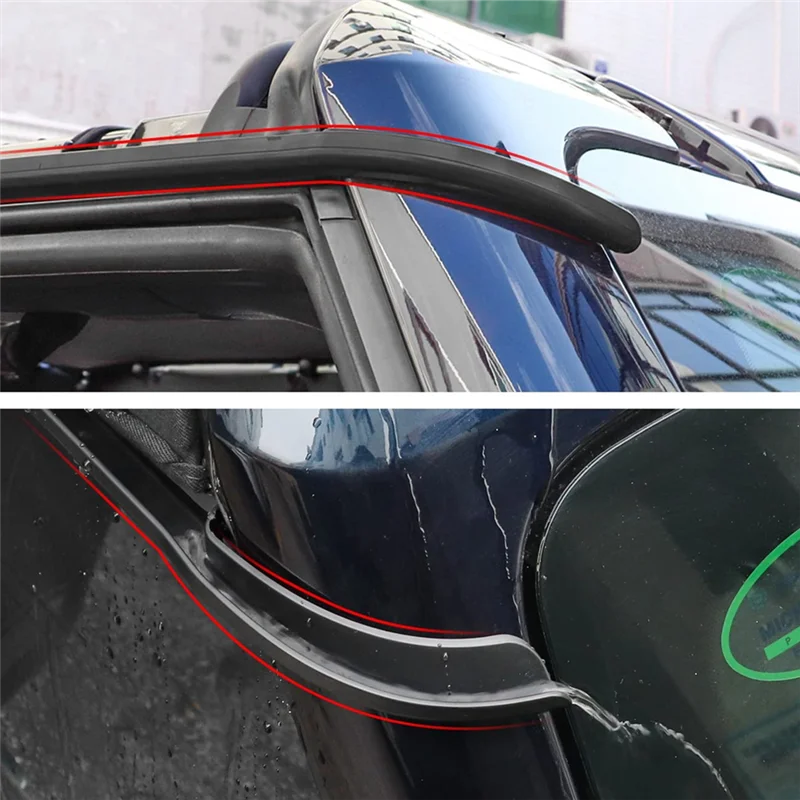 Deflectores de ventana lateral de protección de lluvia AEF3-para Ford Bronco 2021-2023 visera de ventana de 4 puertas desviador de lluvia accesorios de protección