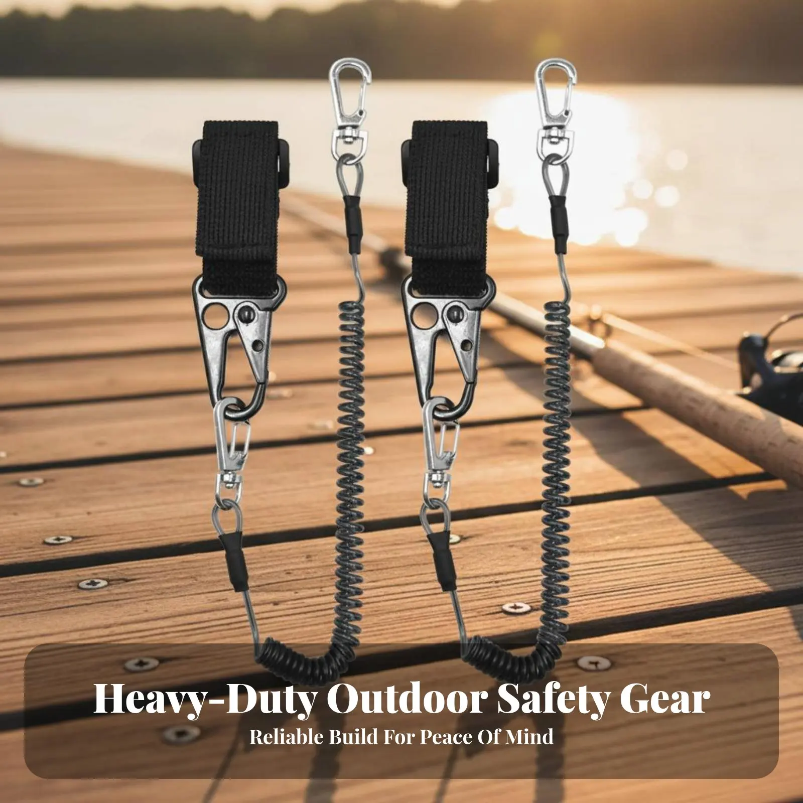 Intrekbare hengelriem Verstelb - Fishing Kayak Paddle Leash recensie en prijs