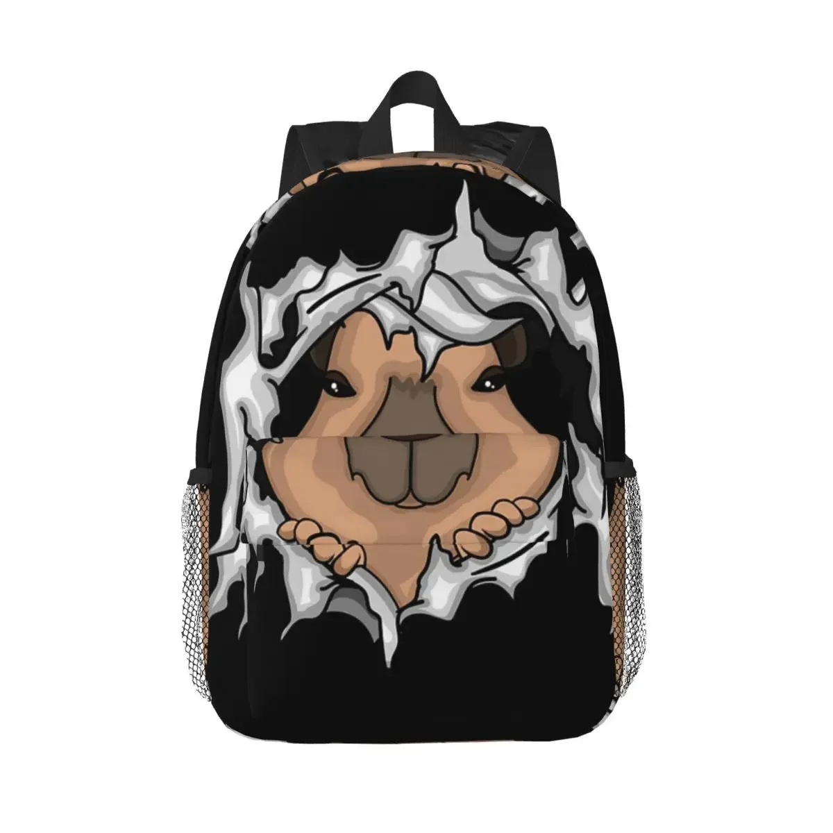 

Capybara Is My Spirit Animal Backpacks Teenager Bookbag Cartoon Students School Bags Laptop Rucksack Shoulder Bag Large Capacity