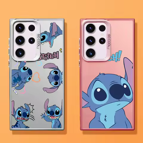Disney Stitch Phone Case for Samsung Note20 20Ultra S21 S23 S20 S24 S25 Plus S20 S23 S22 S21 S23 S25 Ultra S20 S23 S21 S24 FE
