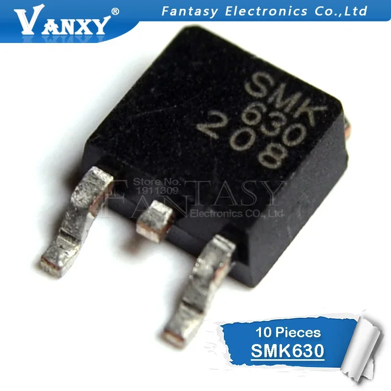 SMK630 TO-252 SMK630D SMK630F SMK0460D SMK0460 SMK0825D SMK0825 SMK1820D SMK1820 SMK830D SMK830, 10 ๊ฐ