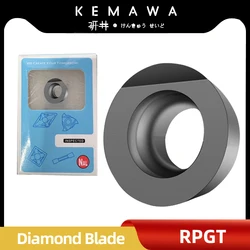 KEMAWA RPGT1003-R5 RPGT10T3MO Diamond Insert RPGT1204MO-R6 PCD Aluminum Alloy End Mill Tool CNC Carbide CBN Turning Lathe