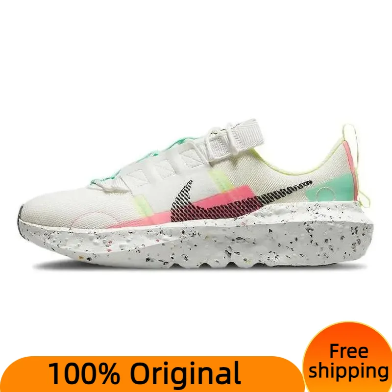 

Nike Crater Impact Summit White Green Glow Women's Sneakers shoes CW2386-101 With Original Box